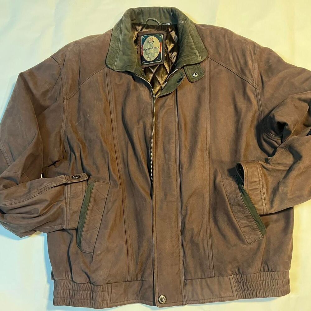 Members-only Men's Brown and Grey Jacket